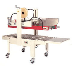 3面フラップ折込装置付テープ封函機/品番 MC22S-323